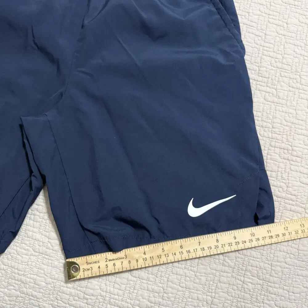 Nike Blue Training Flex Shorts Pockets Size Medium CU4945-451